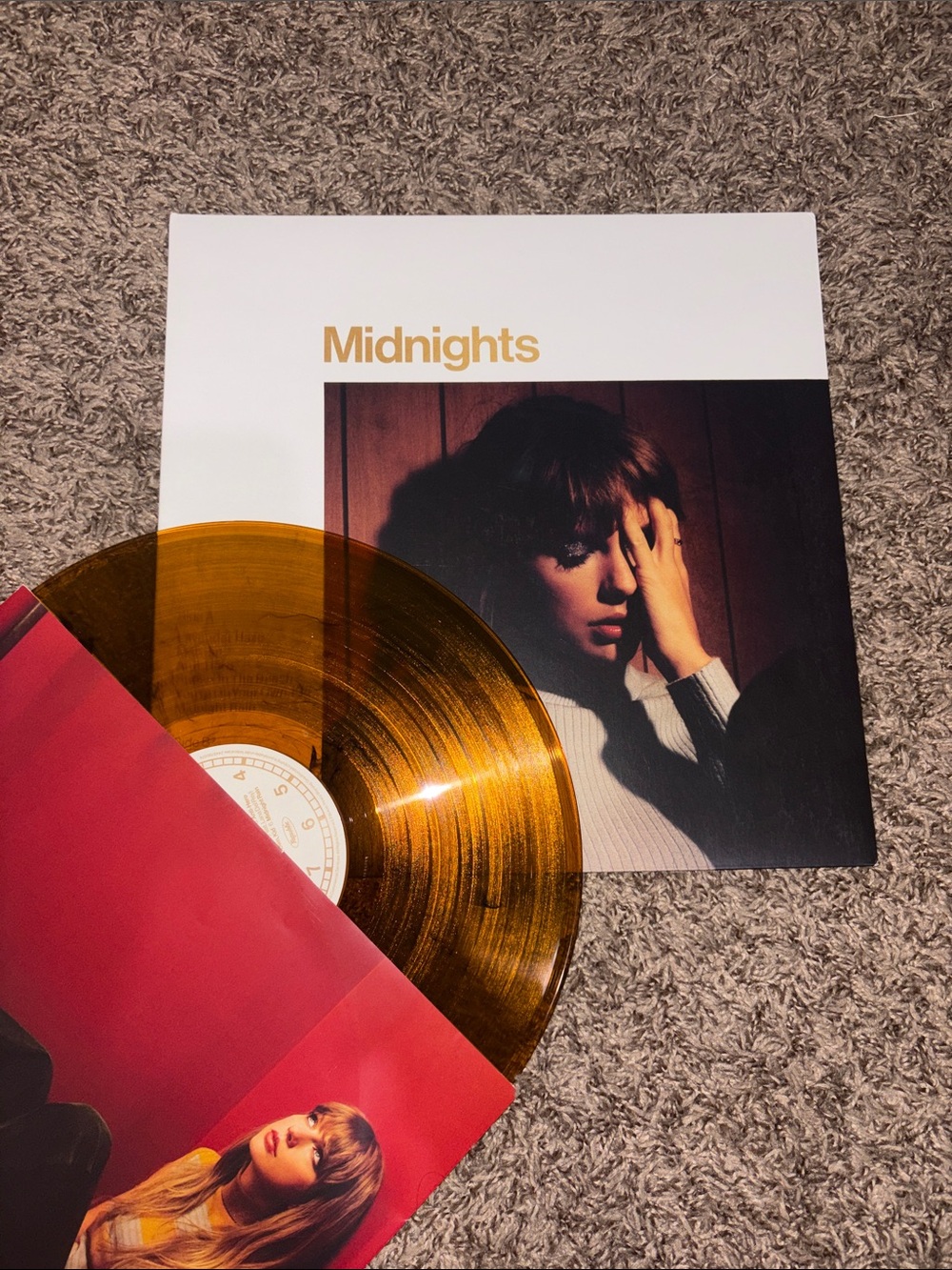 Taylor Swift Midnights Gold Vinyl LP - Midnights Album